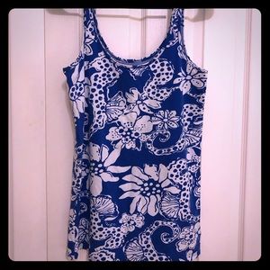 Lily Pulitzer blue tank top